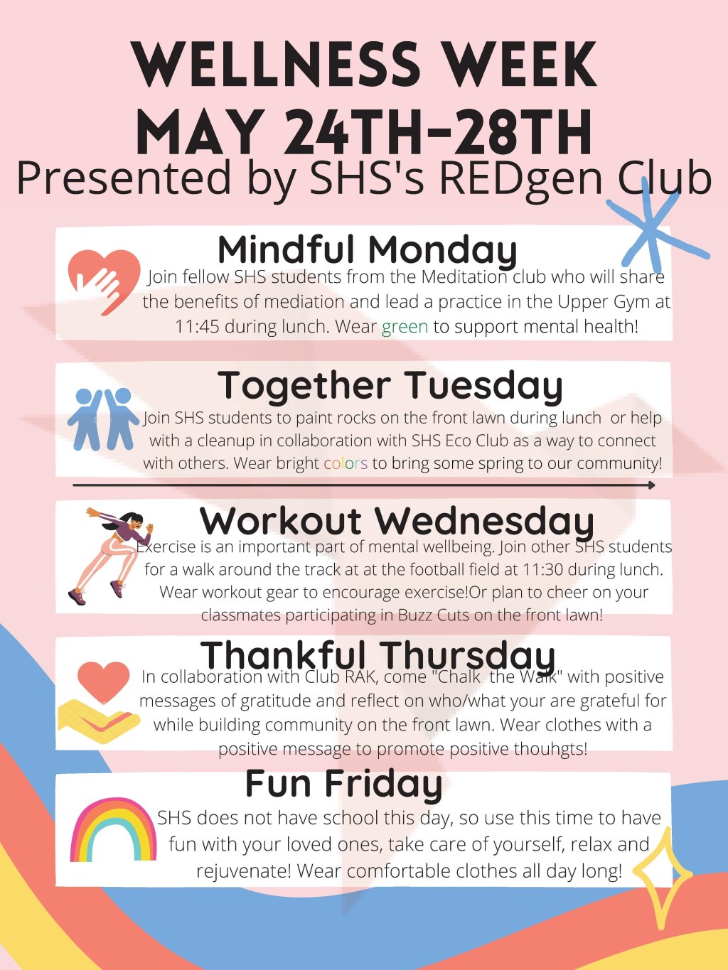 Picture of: SHS Wellness Week, May –  Shorewood School District